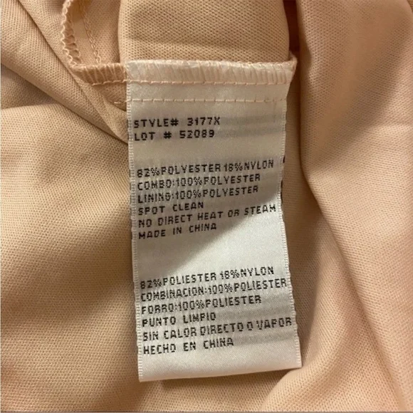 XSCAPE Floral-Appliqués High-Low Gown in Blush - Picture 11 of 11